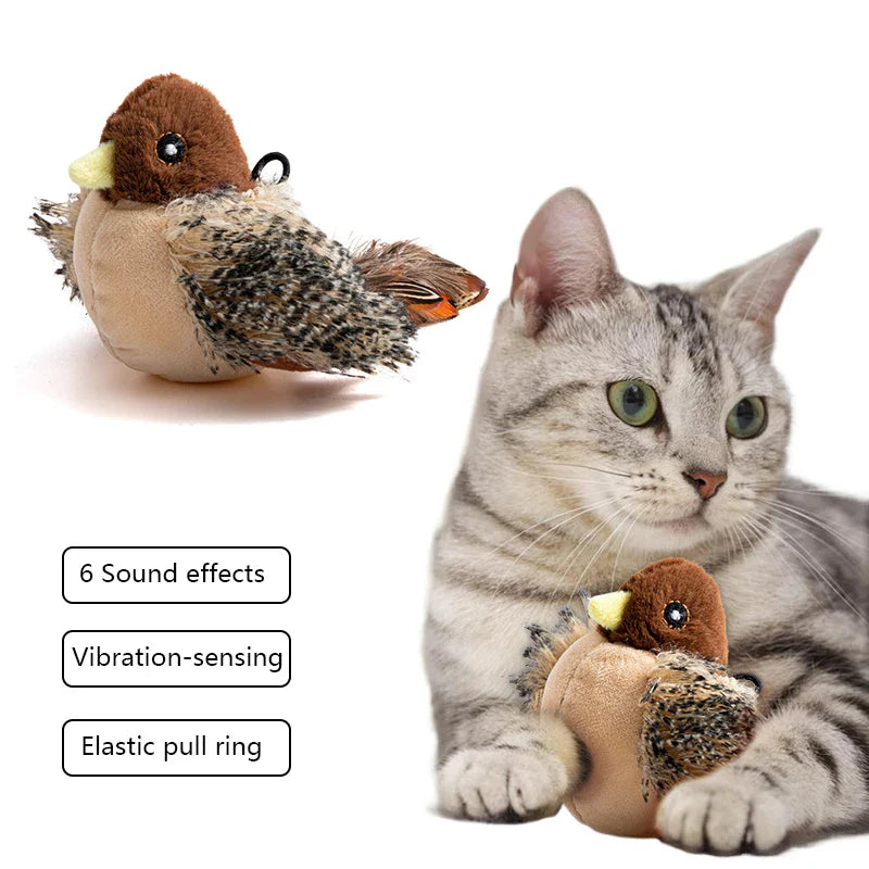 Interactive Flying Bird Cat Toy