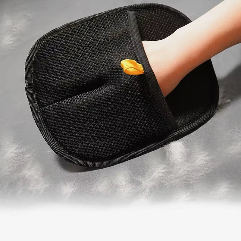 Pet Electrostatic Hair Removal Gloves Cat Hair Removal Brush Adhesive Gloves Cat Comb Cleaning Hair Removal Grooming Glove