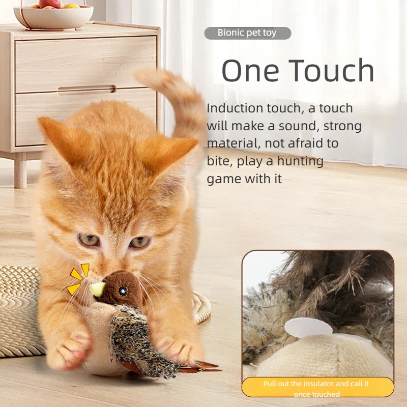 Interactive Flying Bird Cat Toy